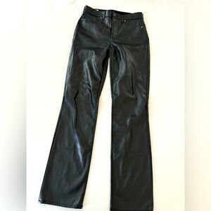 Gap faux leather slim pants